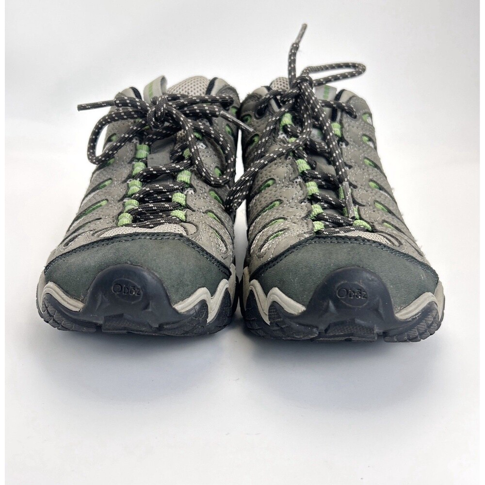 OBOZ Sawtooth Low Hiking Shoes Women's Sz 7.5 Waterproof Clover Green Outdoors - Picture 4 of 8